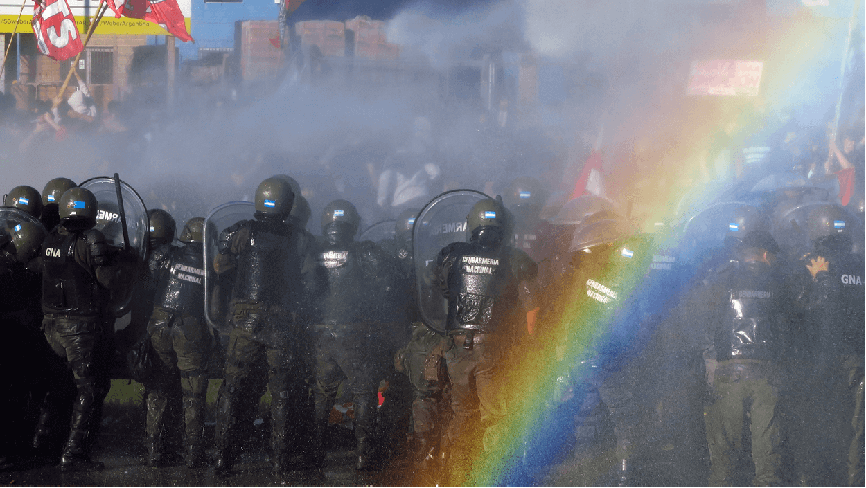 Paro y represión